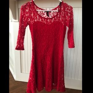 Red Lace Dress
